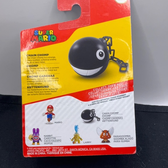 NEW Jakks Pacific World of Nintendo Super Mario 2.5" CHAIN CHOMP Mini-Figure - Picture 2 of 2